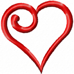 Hearts Embroidery Design 7